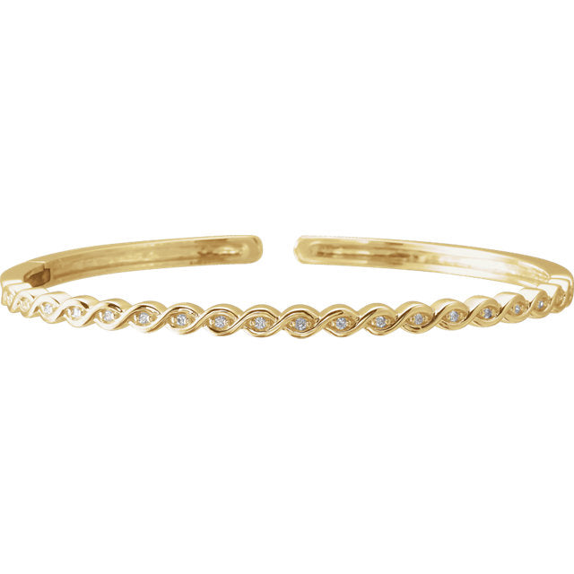 Accented Stackable Bangle Bracelet