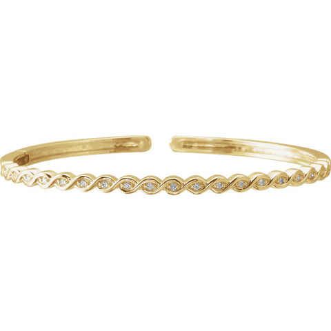 Accented Stackable Bangle Bracelet