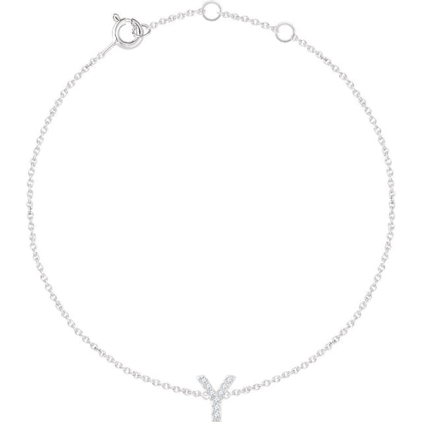 Accented Initial Bracelet