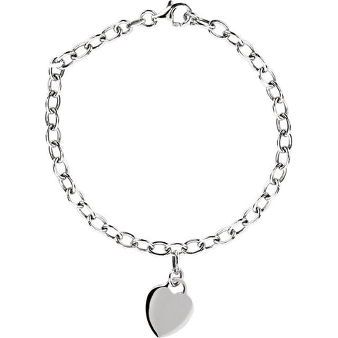 Rolo Bracelet with Charm