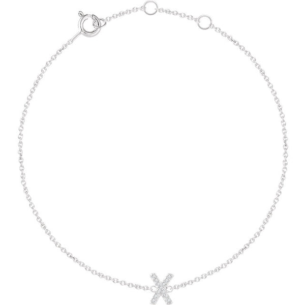Accented Initial Bracelet