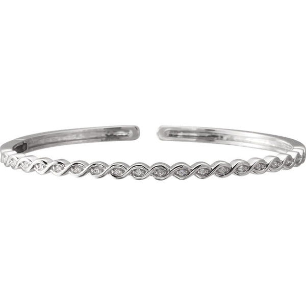 Accented Stackable Bangle Bracelet