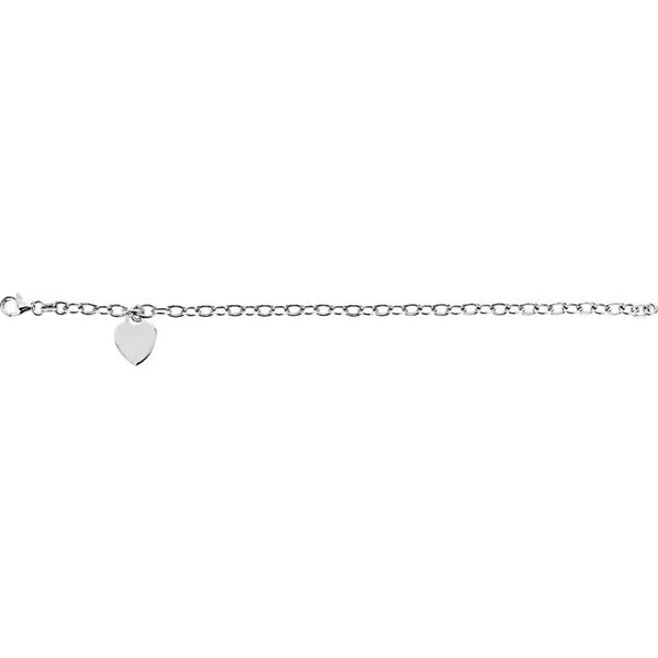 Rolo Bracelet with Charm