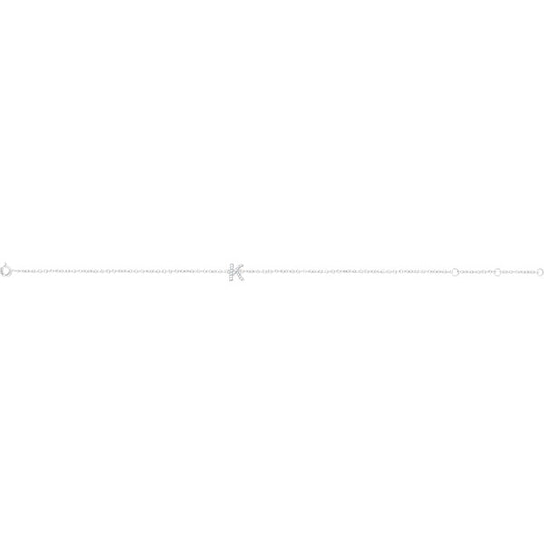 Accented Initial Bracelet