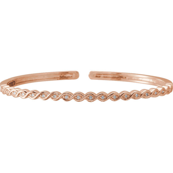 Accented Stackable Bangle Bracelet