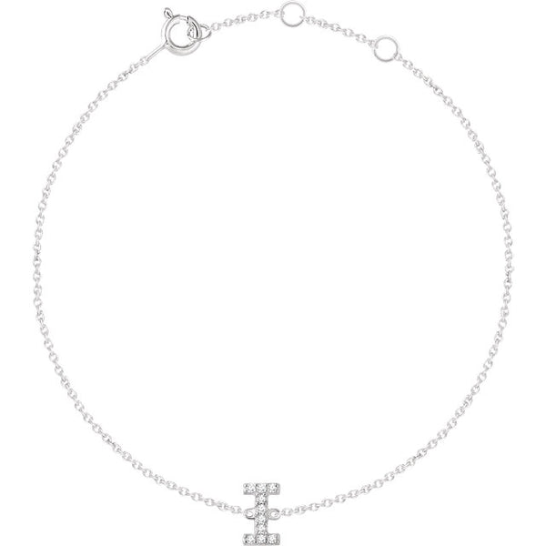 Accented Initial Bracelet