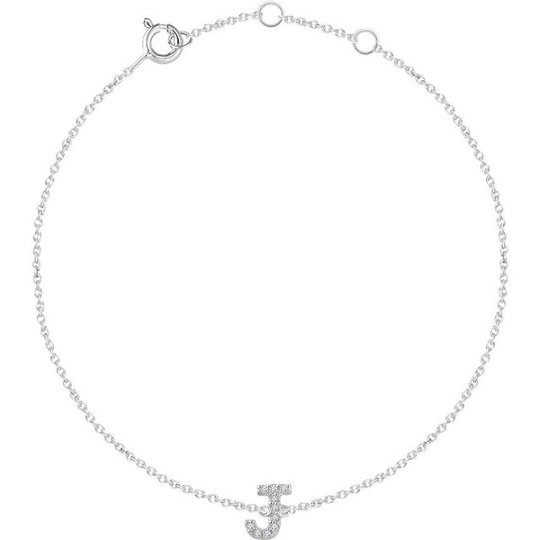 Accented Initial Bracelet