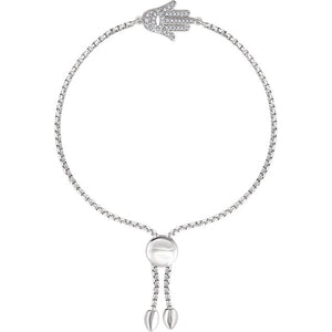 Accented Hamsa Adjustable Bolo Bracelet