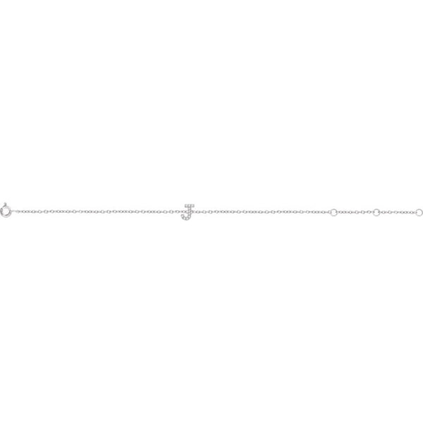 Accented Initial Bracelet