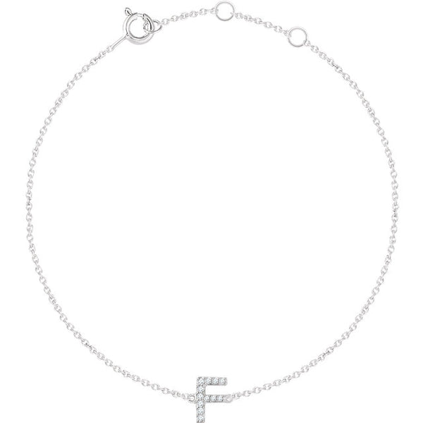 Accented Initial Bracelet