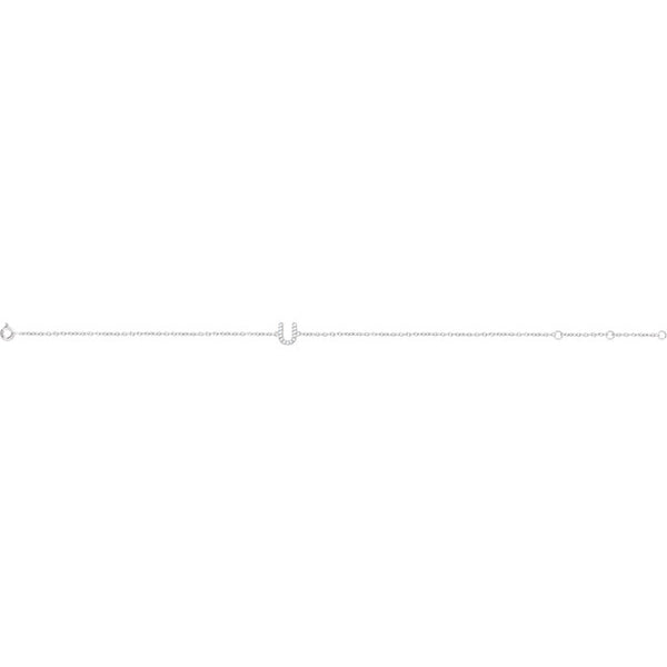 Accented Initial Bracelet