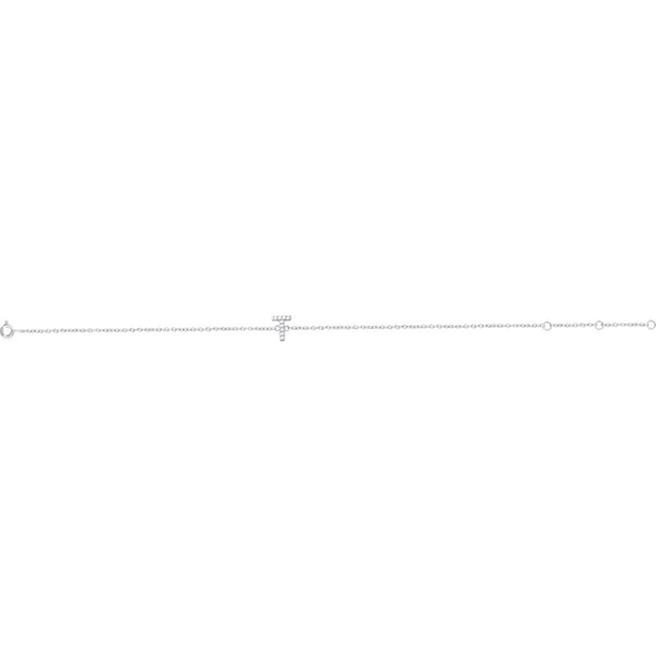 Accented Initial Bracelet