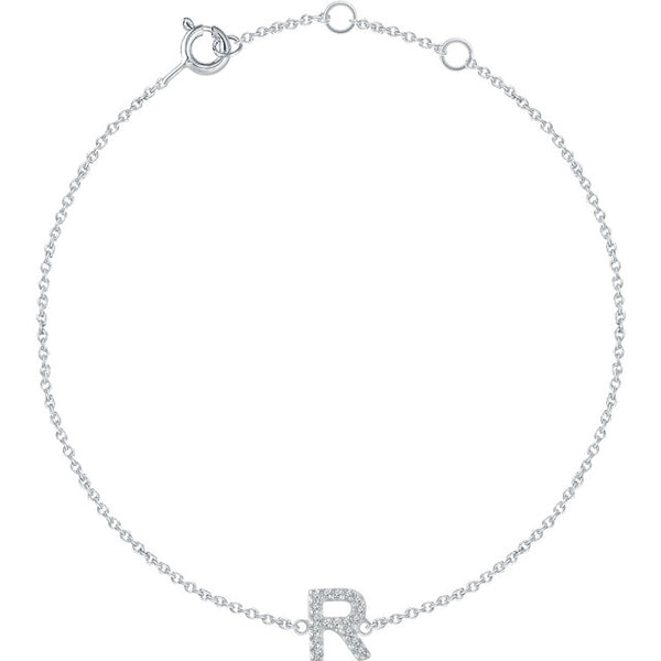 Accented Initial Bracelet
