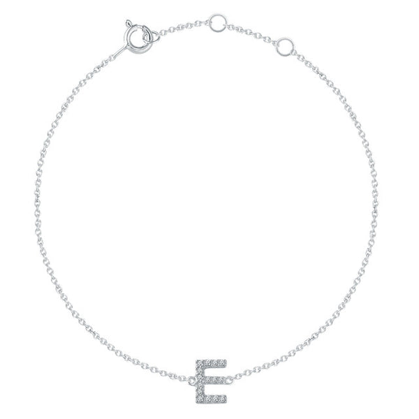 Accented Initial Bracelet