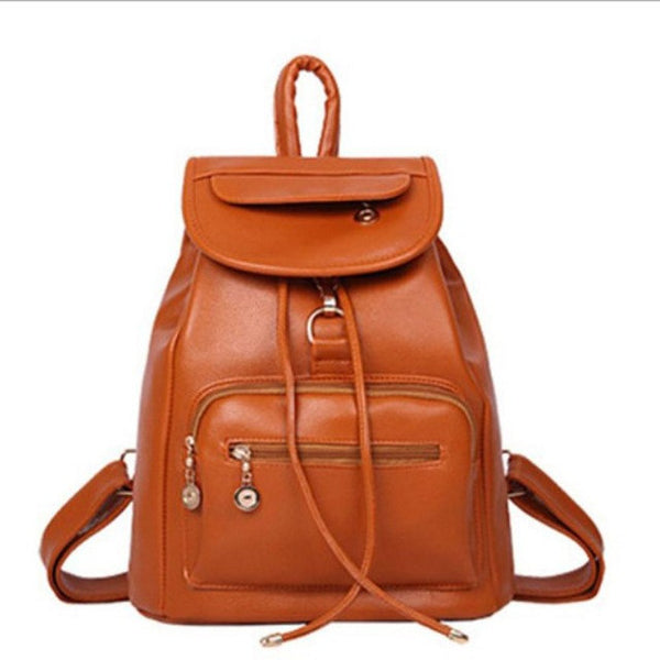 Women's Travel Leather Backpack