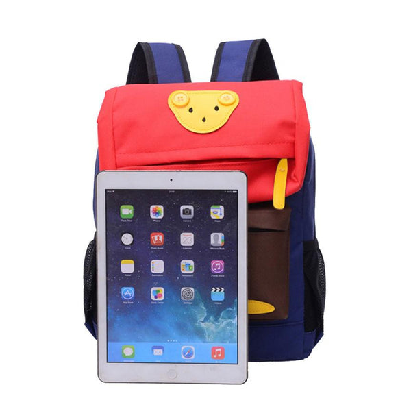Teen Girl Lovely Bear Canvas Backpack