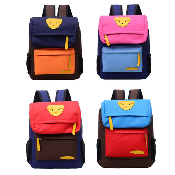 Teen Girl Lovely Bear Canvas Backpack