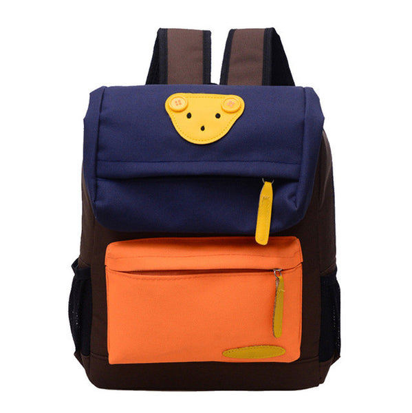Teen Girl Lovely Bear Canvas Backpack