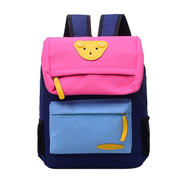 Teen Girl Lovely Bear Canvas Backpack