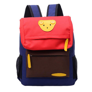 Teen Girl Lovely Bear Canvas Backpack