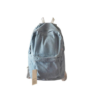 Women Fashion Denim Casual Backpack