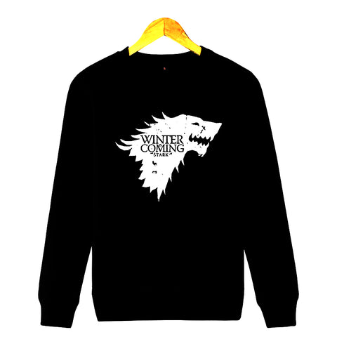 Men Aesthetic Crew neck  Wolf Vintage Harajuku Sweatshirt