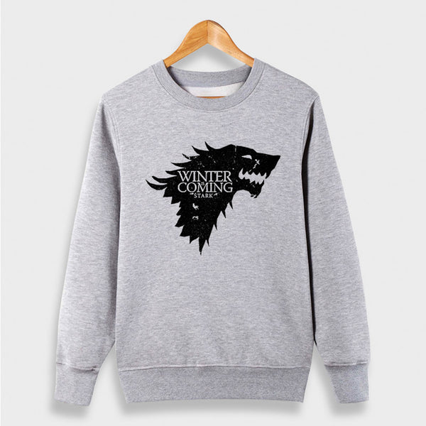 Men Aesthetic Crew neck  Wolf Vintage Harajuku Sweatshirt