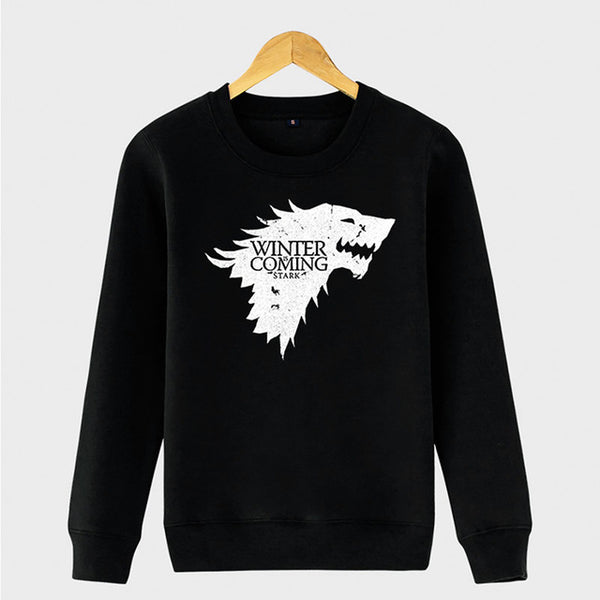 Men Aesthetic Crew neck  Wolf Vintage Harajuku Sweatshirt