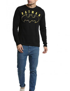 Batman Black Full Sleeves Men T-Shirt