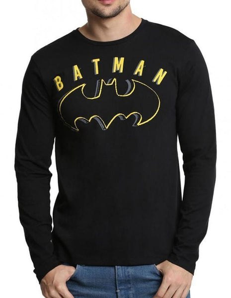 Batman Black Full Sleeves Men T-Shirt