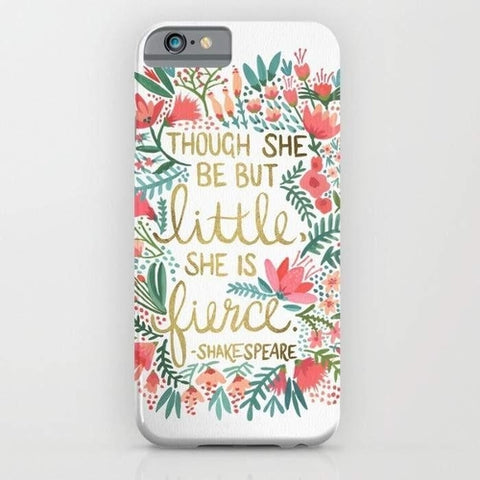 Little & Fierce Mobile Cover