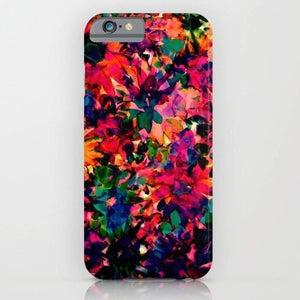 Neon Floral Mobile Cover