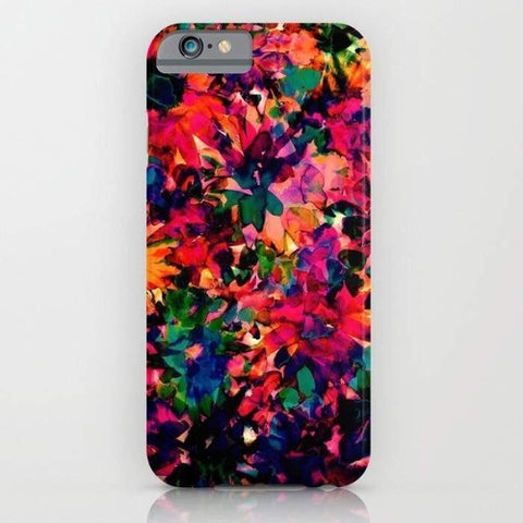 Neon Floral Mobile Cover